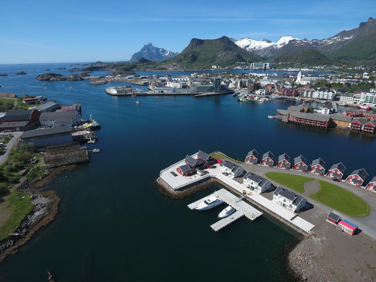 Rorbuene Svolvaer Havn Villa Buitenkant foto