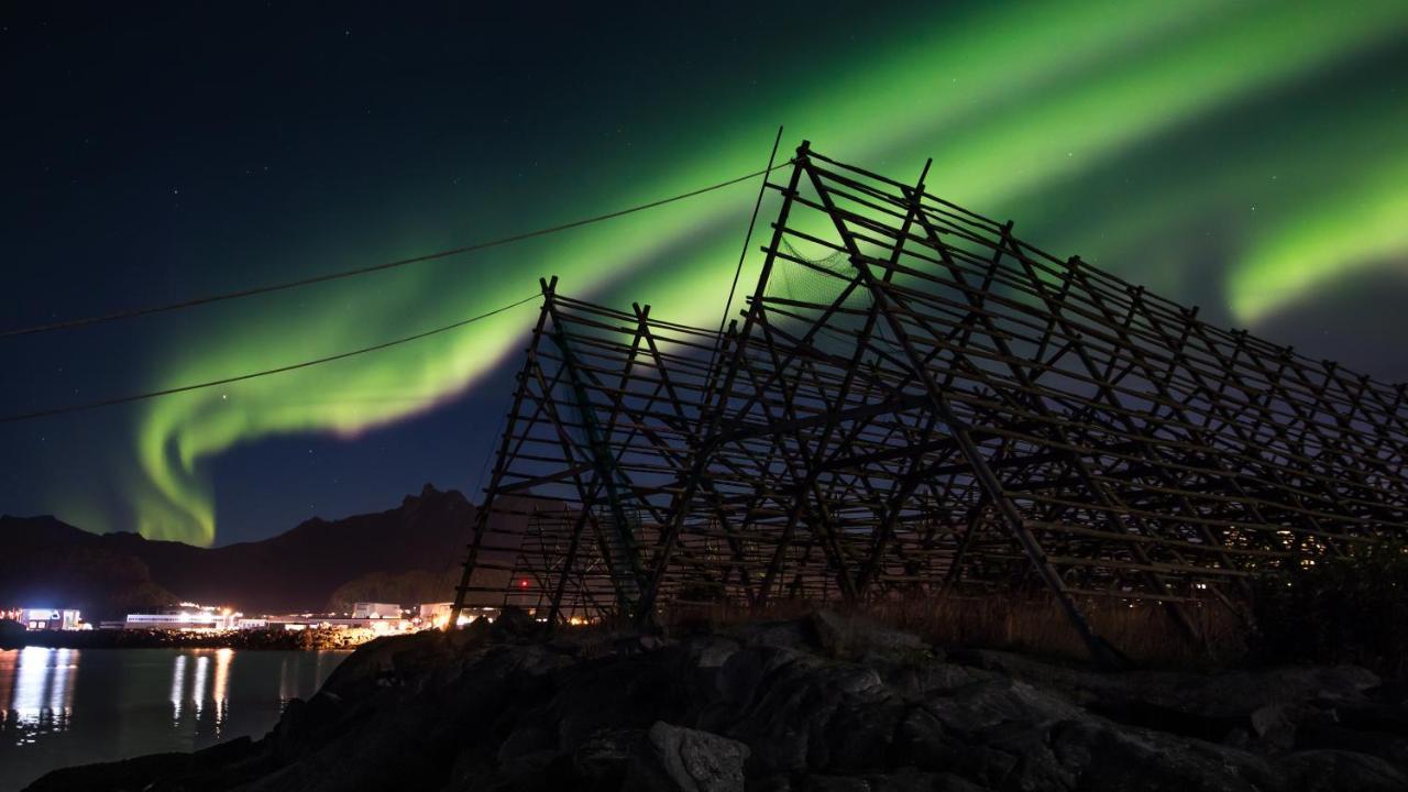 Rorbuene Svolvaer Havn Villa Buitenkant foto